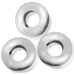 Oxballs Lot de 3 cockrings Fat Willy Transparents